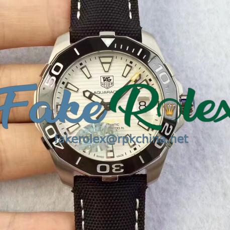 Replica Tag Heuer Aquaracer Calibre 5 WAY211A.FC6362 HBB V6 Stainless Steel White Dial Swiss 2824-2