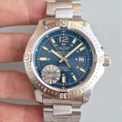 Replica Breitling Colt Automatic 44MM A1738811-C906-173A GF Stainless Steel Blue Dial Swiss 2824-2