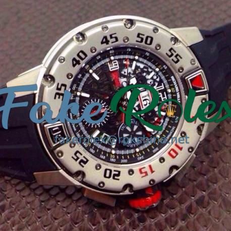 Replica Richard Mille RM032 Stainless Steel Black Dial Swiss 7750