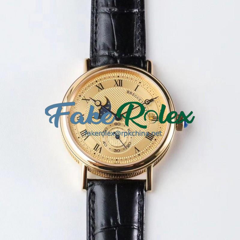 Replica Breguet Classique Moonphase 4396 GXG Yellow Gold Gold Dial Swiss 5165R