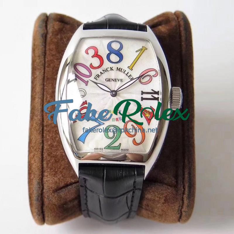 Replica Franck Muller Crazy Color Dreams FM 8880 CH COL DRM AB Stainless Steel Silver Dial Swiss 2824-2