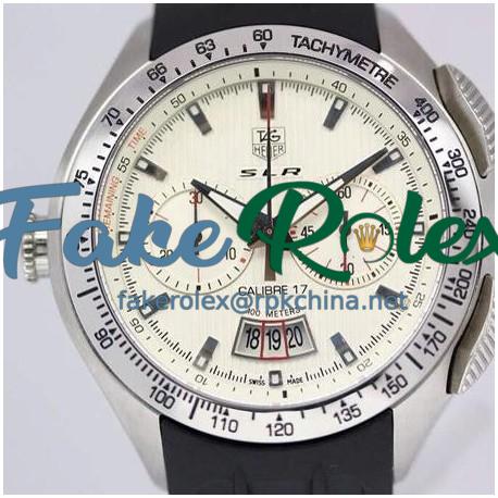 Replica Tag Heuer Mercedes Benz SLR Calibre 17 Stainless Steel White Dial Swiss Calibre 17