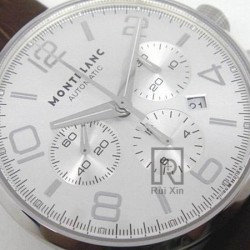 Replica Montblanc Timewalker Chronograph Stainless Steel Stainless Steel Markers White Dial Swiss 7750